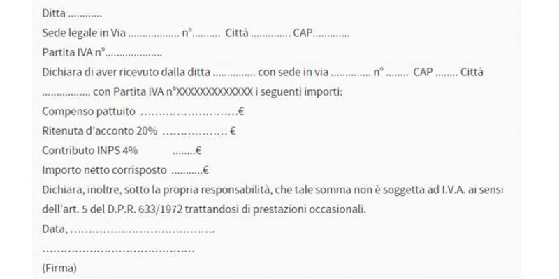 Prestazione occasionale: cos'è e come funziona