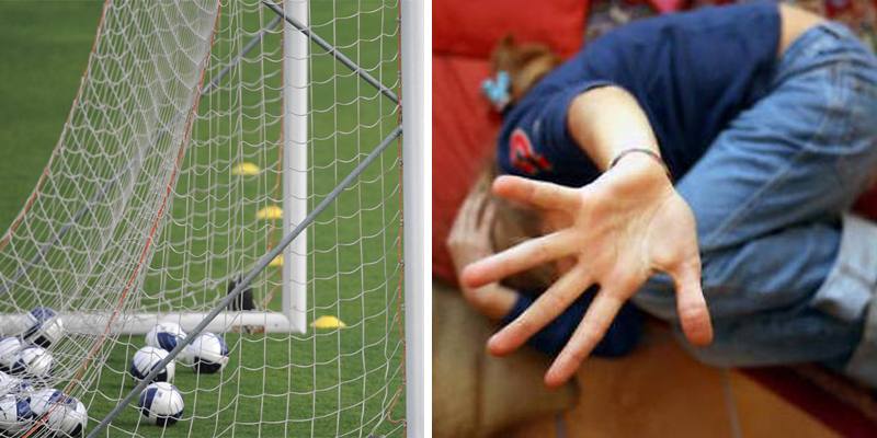 Aggredisce i figli perché fanno rumore durante la partita in tv