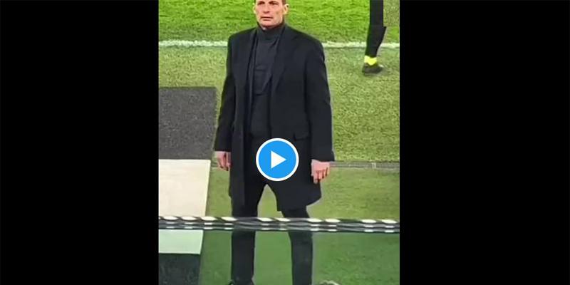 Il video di Allegri che dice ad un tifoso che fischiava di stare zitto