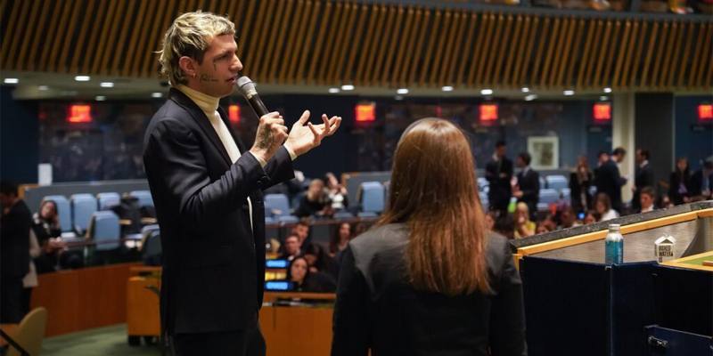 Achille Lauro è stato invitato a parlare all'ONU a New York in occasione del Global Citizens Model United Nations