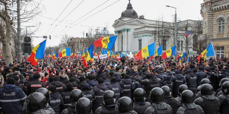 Disordini in Moldavia: filorussi in piazza contro il governo