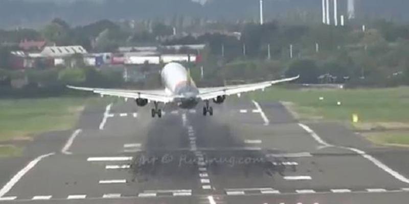 Gli atterraggi impossibili all’aeroporto inglese di Birmingham