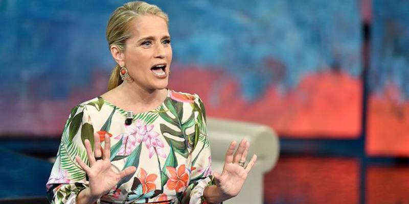 Heather Parisi è stata oggetto di un pignoramento alla fine della registrazione di Belve