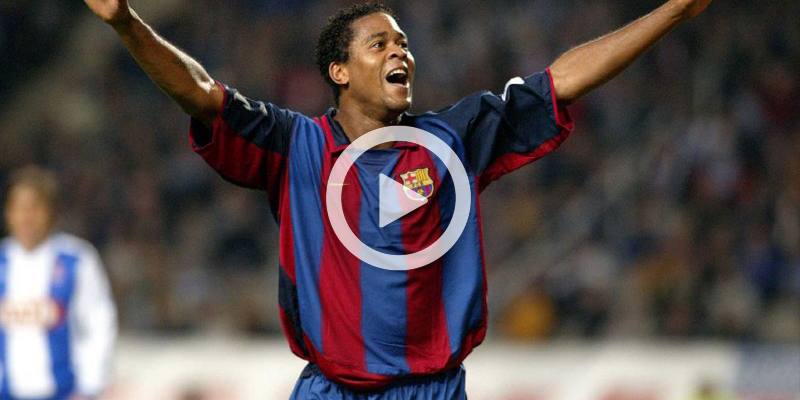 Il goal di Patrick Kluivert in Maiorca-Barcellona del 2002