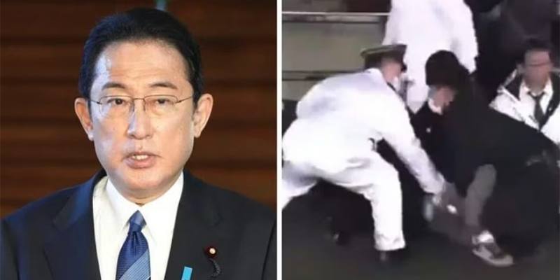 Il primo ministro giapponese Fumio Kishida è stato evacuato dopo un’esplosione a un comizio