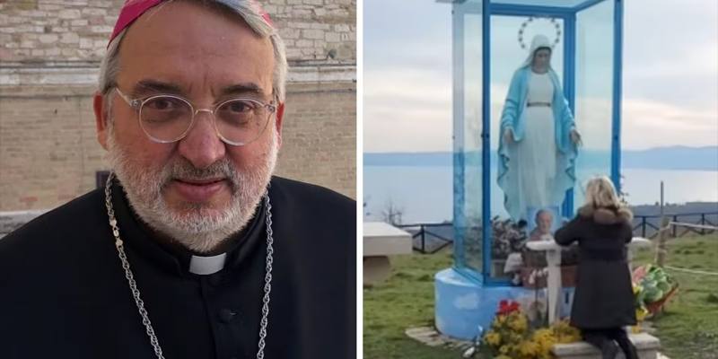 Il vescovo Salvi ha annunciato che a breve verrà presentata una prima relazione sull'indagine in corso riguardante la Madonna di Trevignano