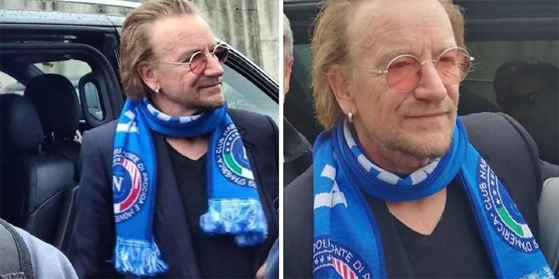 Bono Vox (leader degli U2) a Napoli: Sono allergico solo alla Juventus