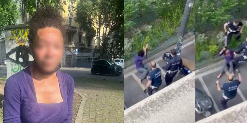 La versione di Bruna dopo le manganellate della polizia locale di Milano