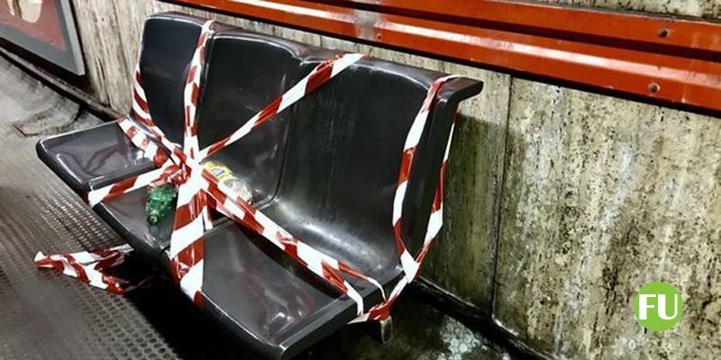 Acido sul sedile nella stazione della Metro A di Roma e e una donna rimane ustiona