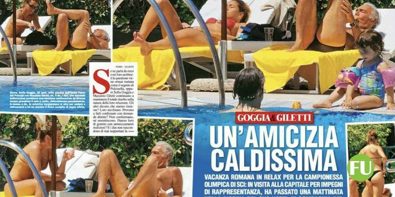 Massimo Giletti e Sofia Goggia sono stati paparazzati insieme dal settimanale Chi