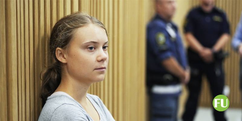 Greta Thunberg multata per resistenza alla polizia in Svezia