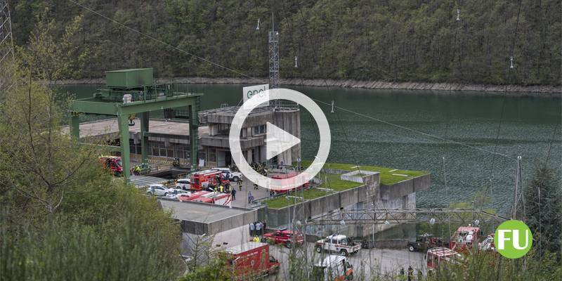 I video della centrale idroelettrica esplosa