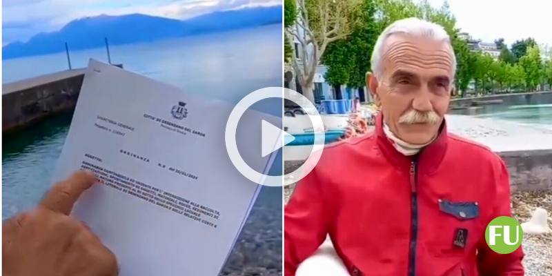 Il video della reazione di Enzo Fattori dopo la multa