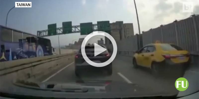 Il video della scossa a Taiwan vista dalla strada