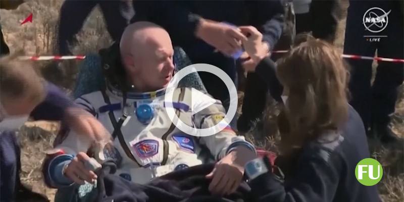 Il video dell'atterraggio in Kazakistan della Soyuz