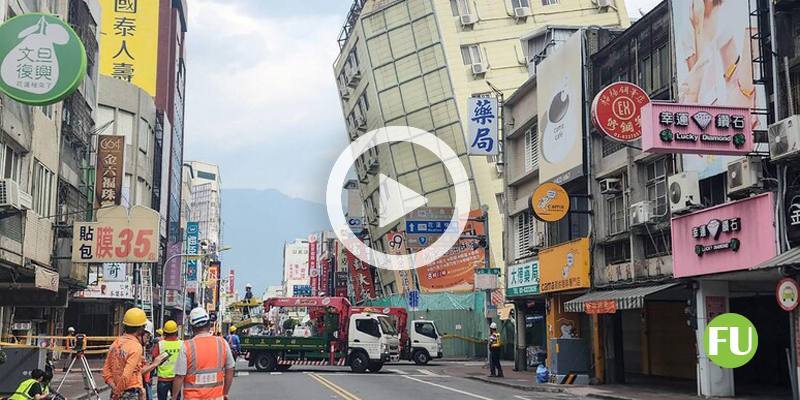 Il video delle nuove scosse di terremoto a Taiwan
