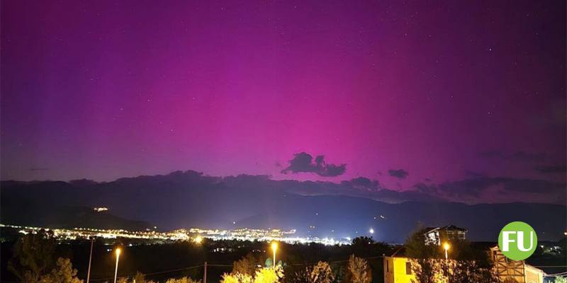 I video dell'aurora boreale in Italia