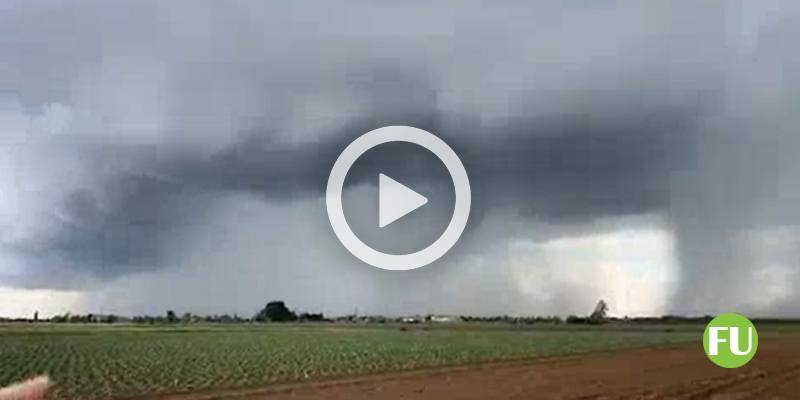 Il video del tornado nel padovano