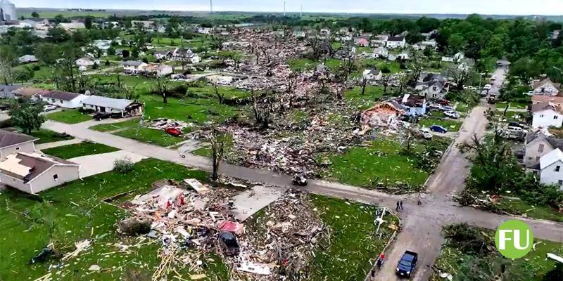 Il video della città rasa al suolo dal tornado