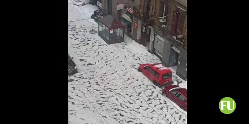 Il video della grandinata di maggio a Torino