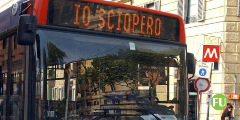 Lunedì 6 maggio sciopero di bus e metro