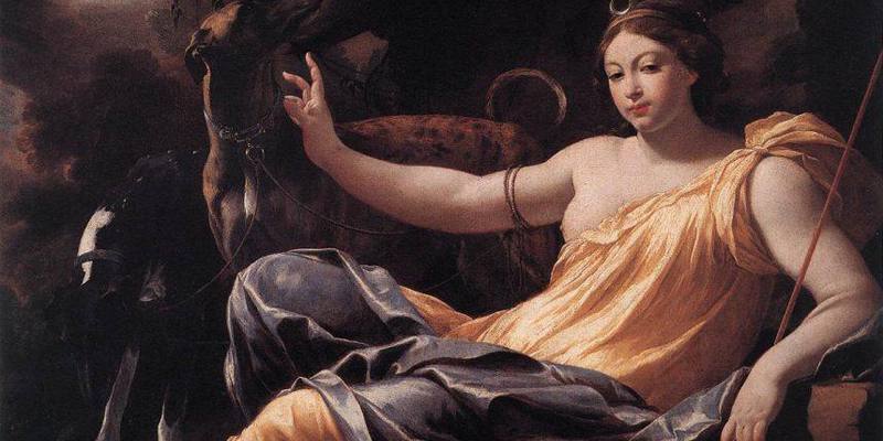 Artemide (Diana), la Dea della caccia, degli animali, dei boschi e della foresta