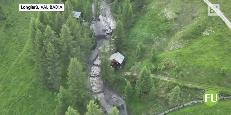 Il video della Frana in Val Badia