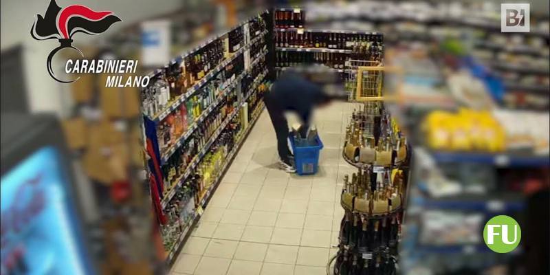 Il video con i trucchi dei ladri di bottiglie costose nei supermercati