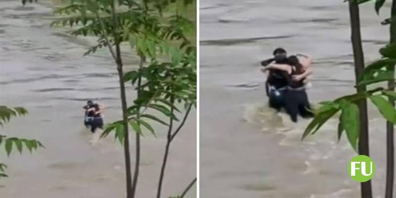 Il video dei tre giovani travolti dalla piena del fiume Natisone