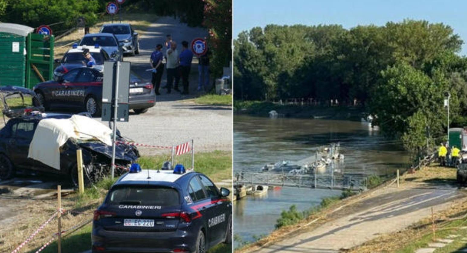 Coppia annega nel Po, indagine per omicidio-suicidio