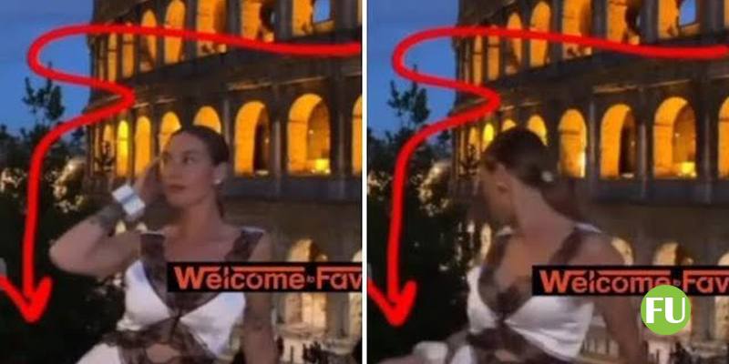 Il video della turista che viene derubata mentre si mette in posa davanti al Colosseo