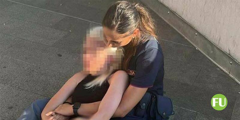 Ragazza di 22 anni si butta dal tetto e poliziotta la afferra per un braccio