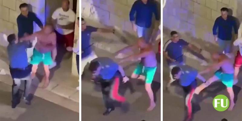 Il video del carabiniere aggredito nel Barese