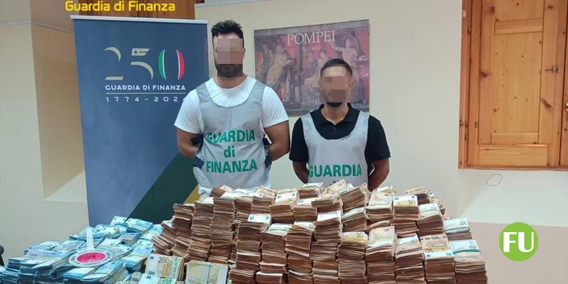 Il video del sequestro da 8 milioni di euro in contanti a un medico di Pompei