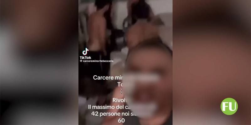 Il video della rivolta nel carcere Minorile di Torino