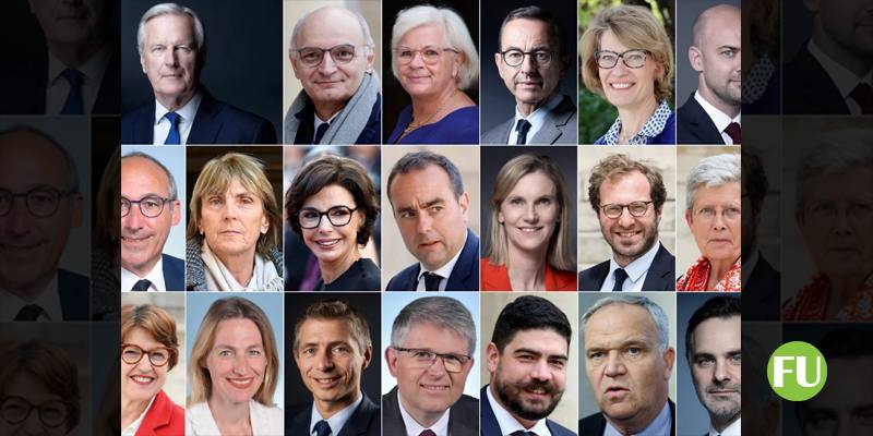 Chi sono i ministri del nuovo governo francese (più a destra)