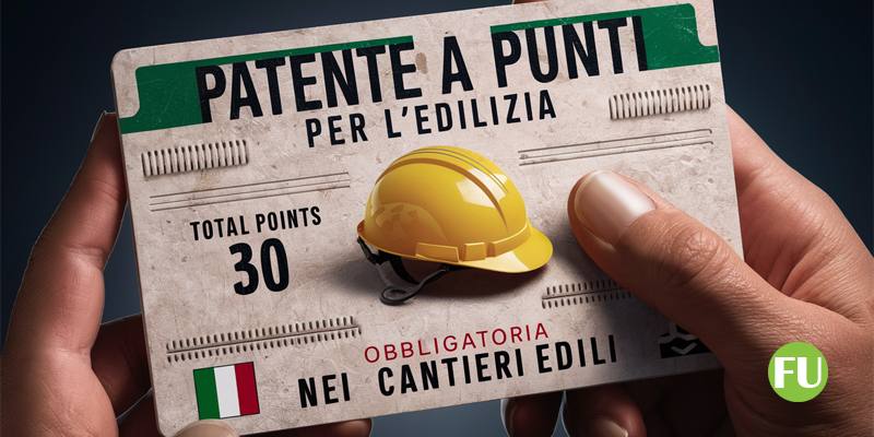 Come funziona la patente a punti in edilizia