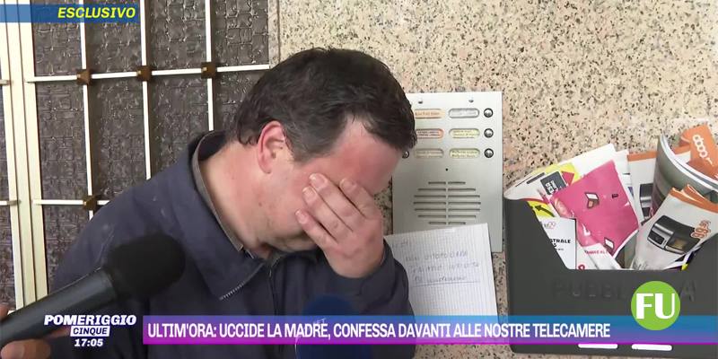 Confessa in diretta a Pomeriggio 5 di aver ucciso la madre 