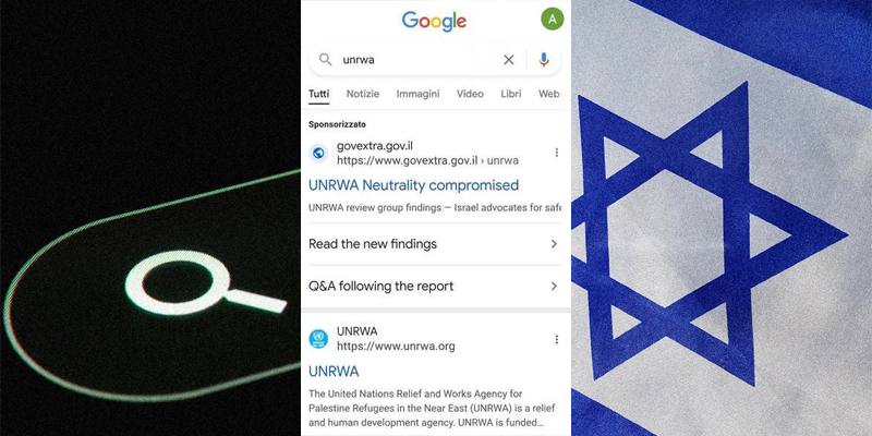 Israele da mesi prova a screditare l’agenzia Onu dei rifugiati palestinesi su Google