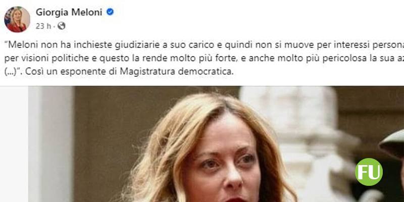 Il testo integrale dell'email del magistrato Marco Patarnello sulla premier Meloni